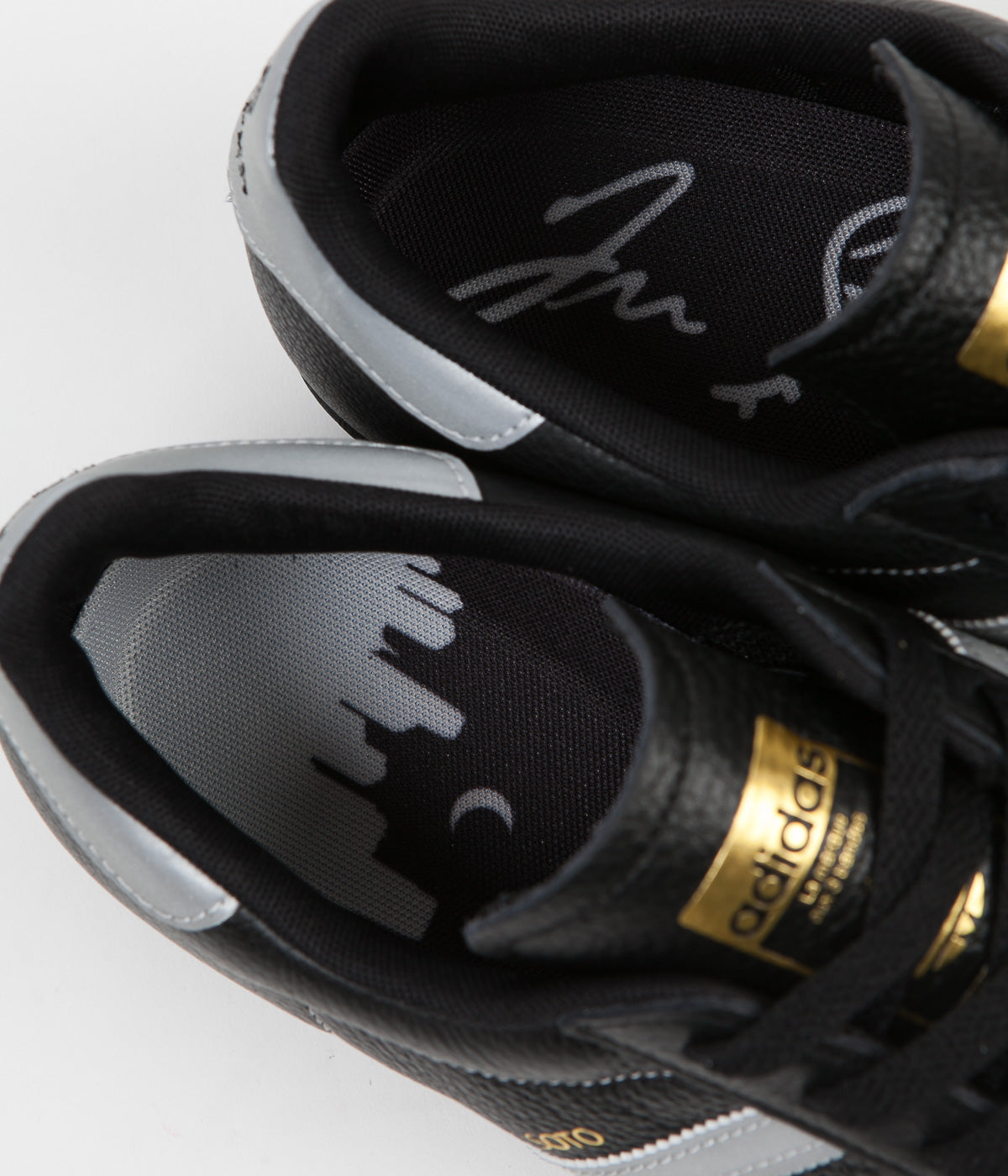 Adidas Superstar ADV 'Soto' Sneakers - Core Black, Silver Metallic & Gold Metallic - Men's Casual Shoes for Streetwear & Everyday Wear