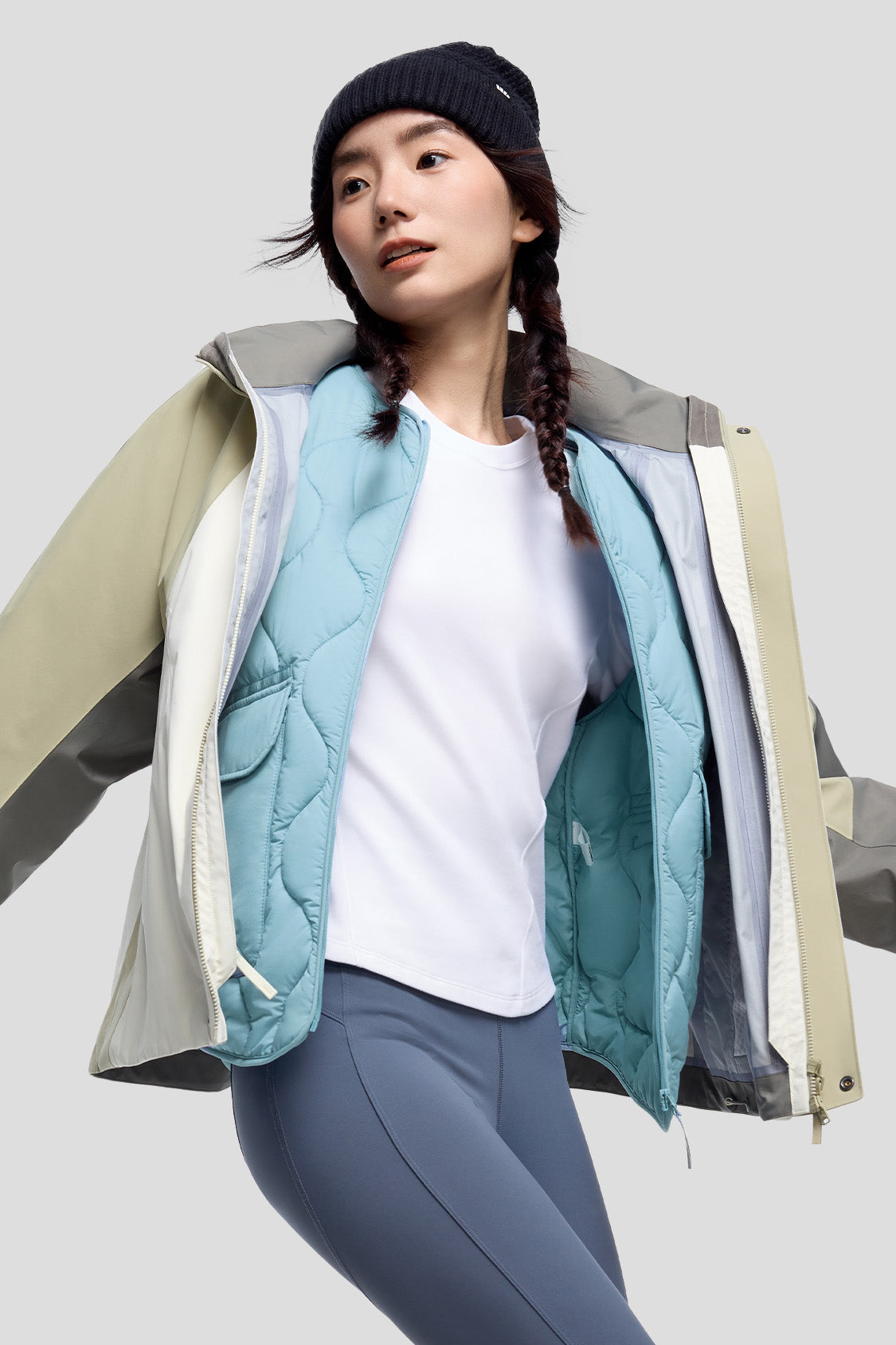 WarmCrew Women's Midweight Fleece Jacket - Lightweight Insulated Winter Coat for Hiking, Camping & Outdoor Activities
