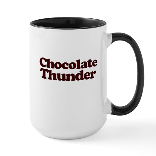 White/Black Inside - Chocolate Thunder Mugs