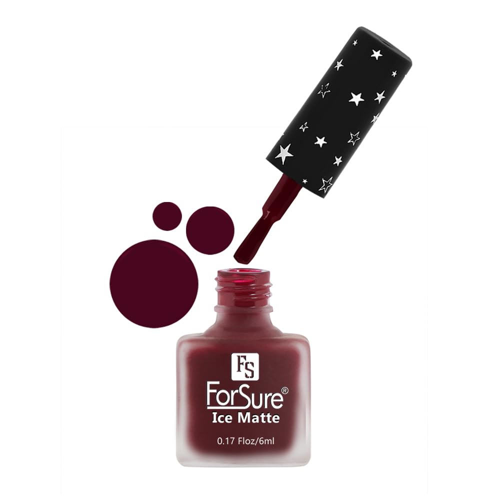 ForSure® Ice Matte Nail Polish Set - 12 Piece Multicolor Nail Paint Kit (FSMNP_08) | Long Lasting Gel Effect for Manicure, Pedicure & Nail Art | Perfect for Parties, Weddings & Everyday Wear
