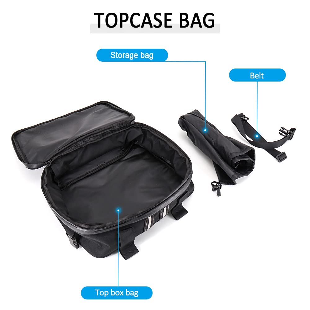 Waterproof Motorcycle Top Case & Side Bags for BMW F800, 850GS, R1150GS ADV, F900R, XR, K1600B, K1600GT/L, G310GS, R1200, 1250 RT, S1000XR - Durable Luggage Set for Adventure Riding & Long-Distance Travel
