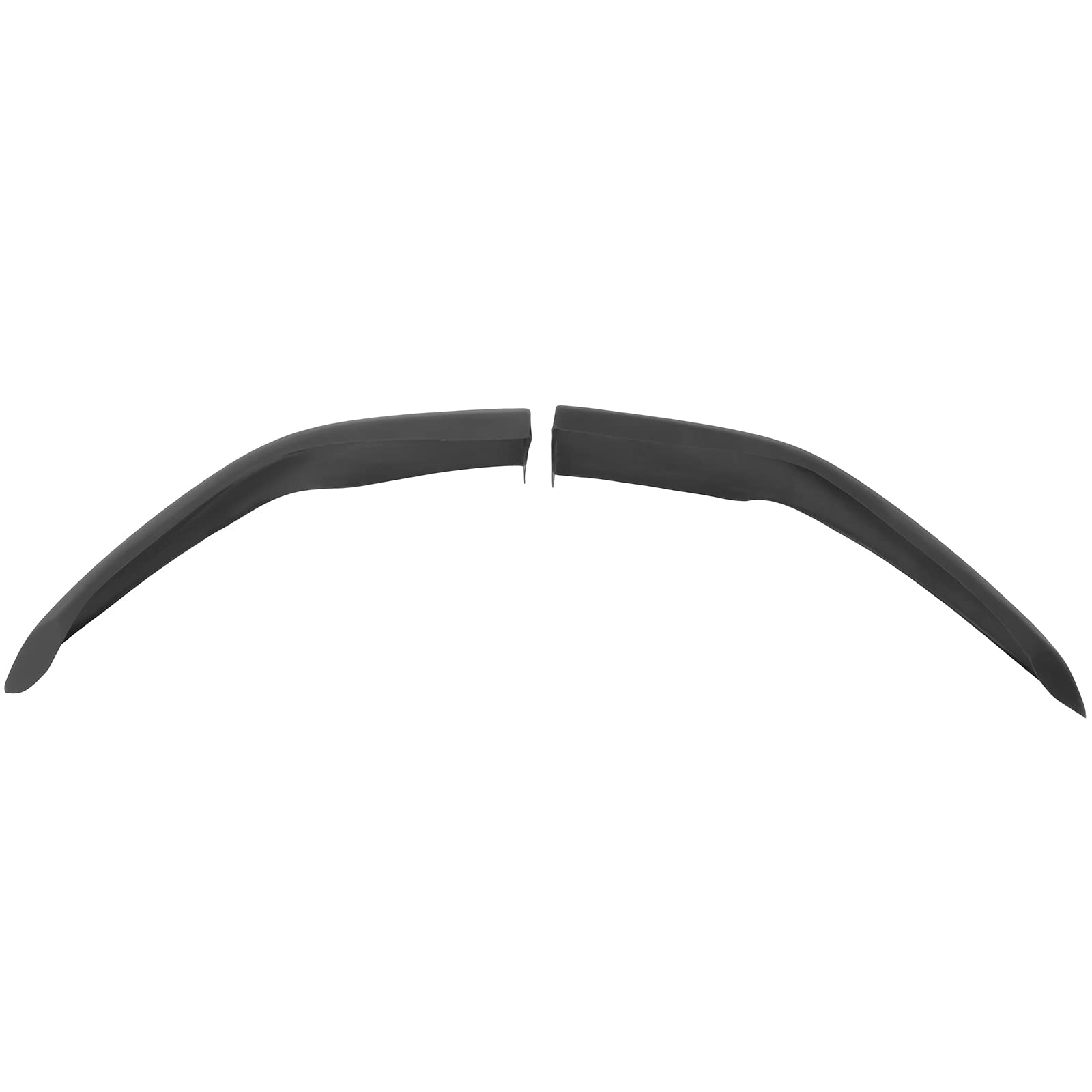 ABS Front Bumper Lip Chin Splitter Spoiler for 2009-2010 Toyota Corolla - Matte Black Air Dam Body Kit - Enhances Aerodynamics & Sporty Style for Street Racing & Car Shows