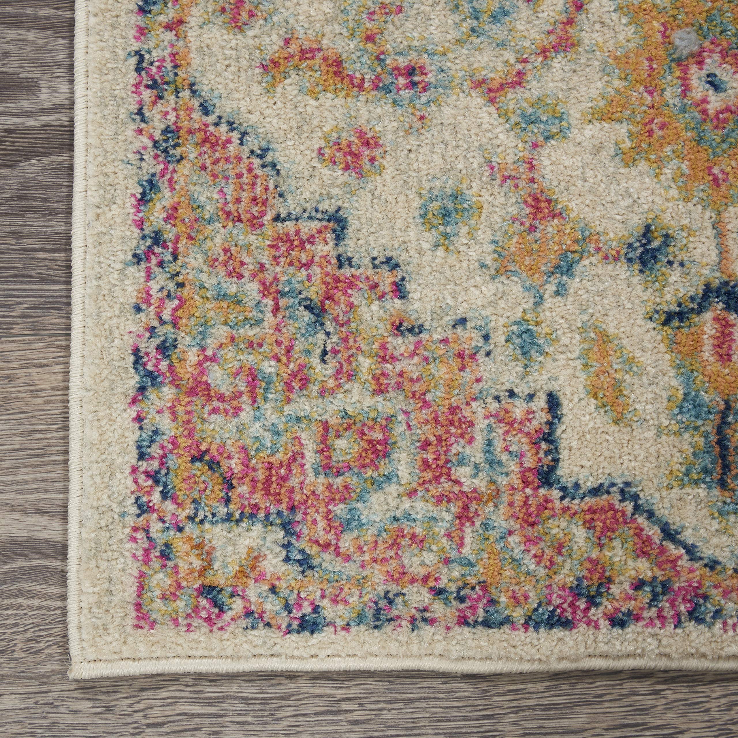 Nourison Passion Ivory/Pink 1'10