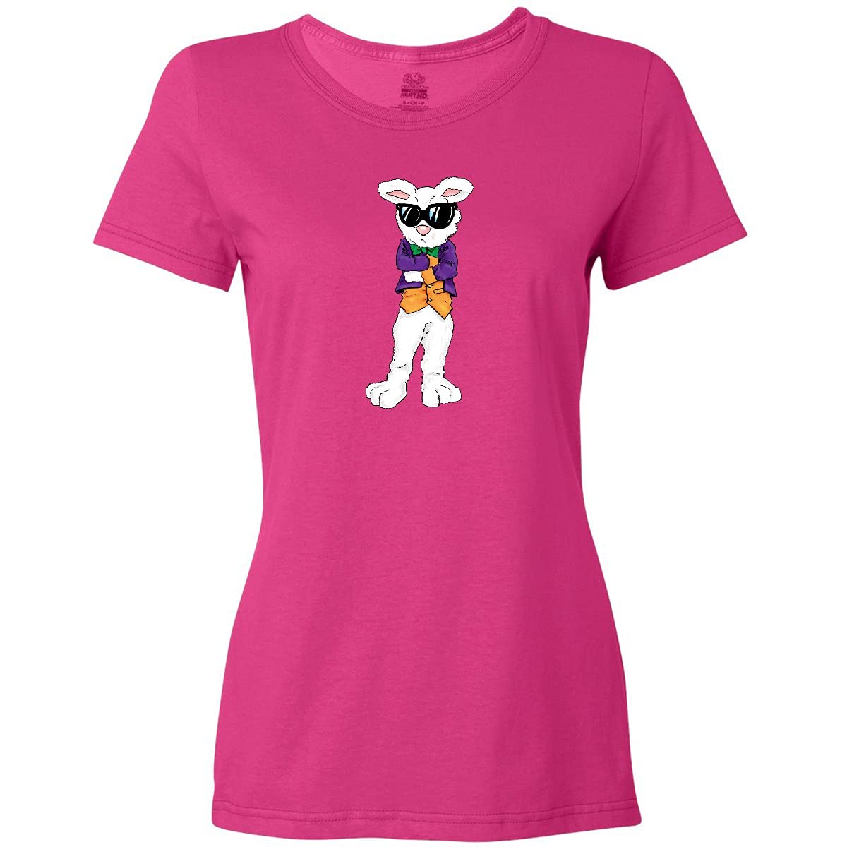 Easter Bunny Boss with Sunglasses & Jacket Women's T-Shirt | Funny Easter Graphic Tee | Spring Holiday Outfit for Women