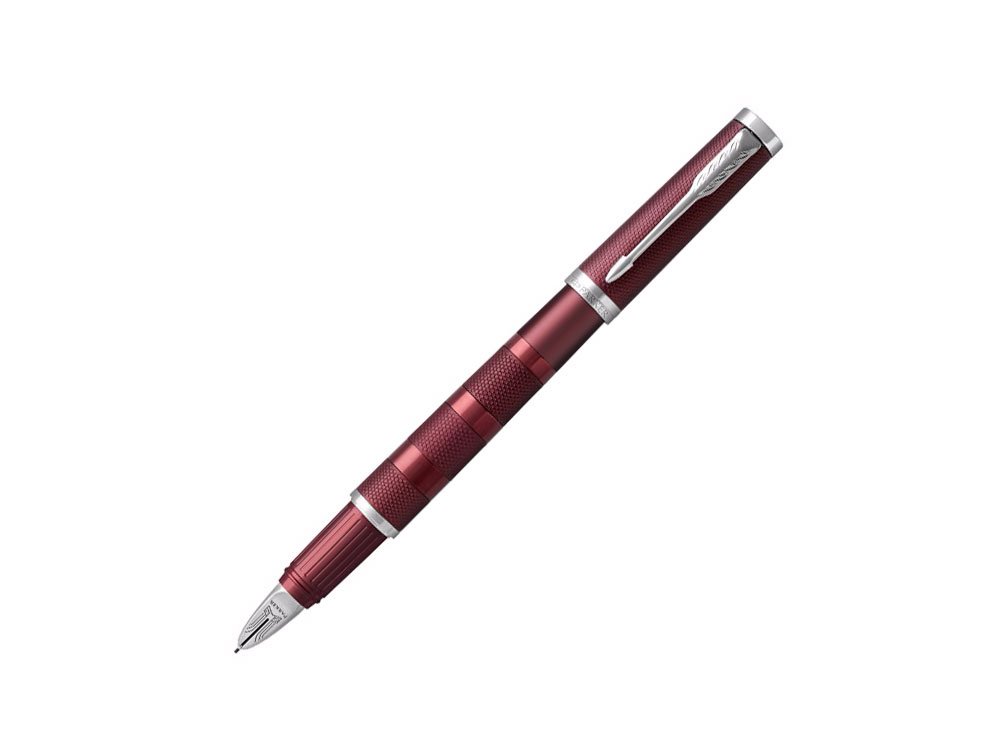 Premium Parker Ingenuity 5th Technology Ballpoint Pen - Deluxe Black & Red Design, Medium Point with Black Ink Refill - Ideal for Business Professionals, Gift Giving & Luxury Writing Experience