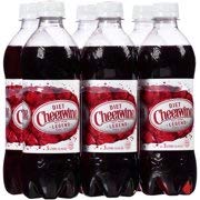 (6-Pack) 16.9oz Cherry Flavored Soft Drink Plastic Bottles - Perfect for Parties, BBQs, and Family Gatherings
