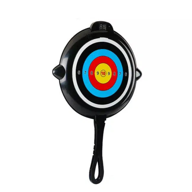 Auto Reset Electric Scoring Frying Pan Target - Digital Shooting Practice for Indoor/Outdoor Training - Perfect for Archery, Airsoft & Firearm Drills