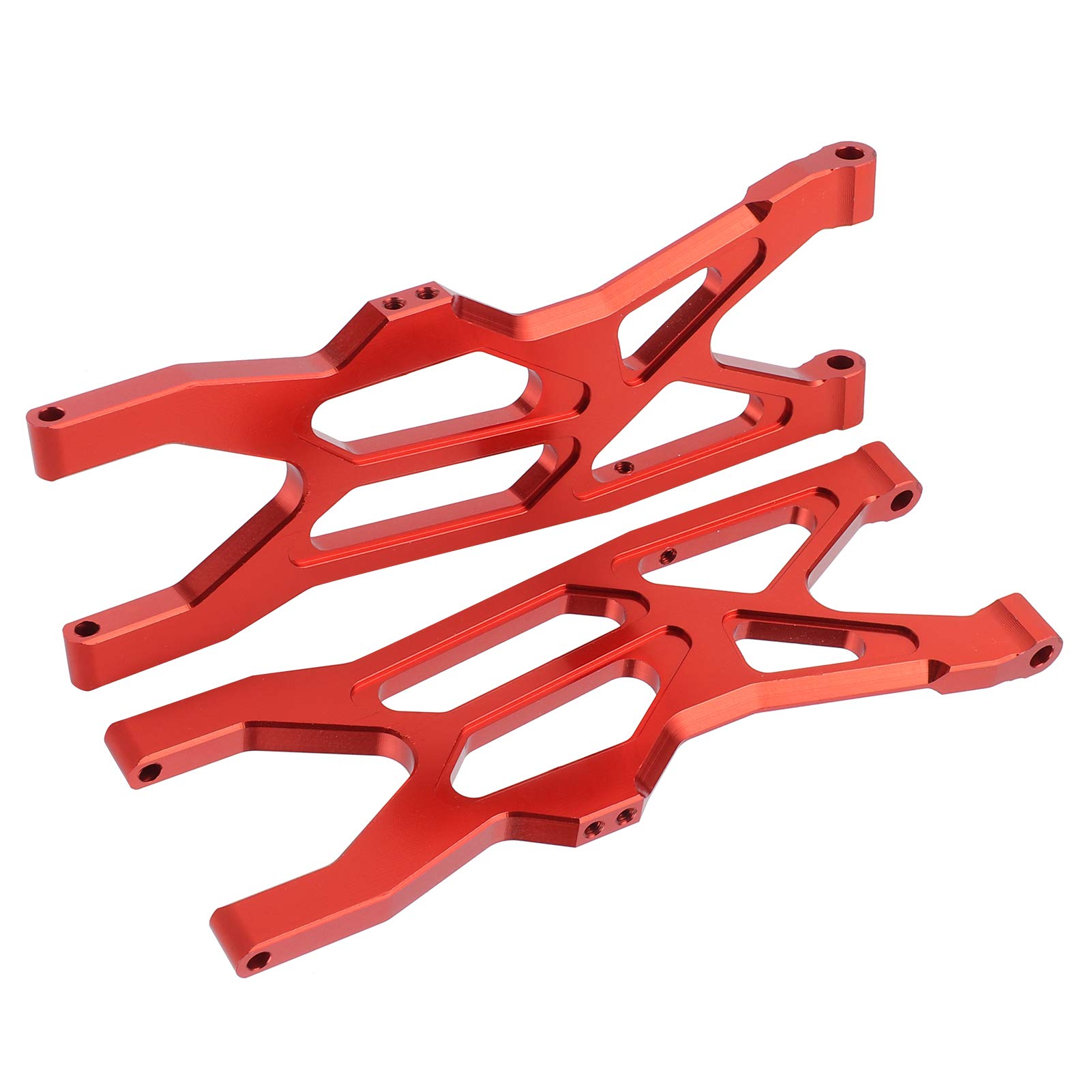 VGEBY 1 Pair RC Lower Suspension Arms - Replacement Swing Arms for ARRMA 1/10 Scale Remote Control Cars - Durable Red RC Car Parts - Perfect for Off-Road Racing and RC Vehicle Maintenance
