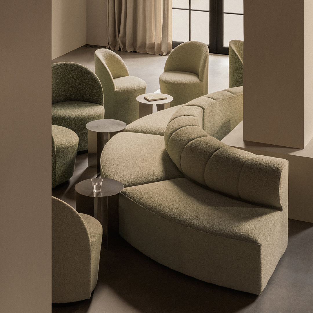 Modular Sofa with Open Components - Customizable Sectional Couch for Living Room, Lounge & Office Spaces