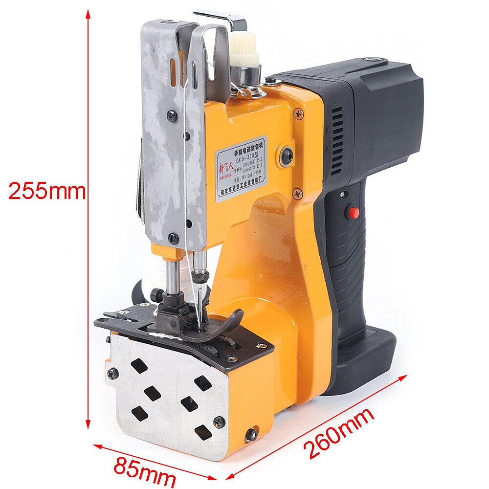 Heavy Duty Industrial Electric Bag Sewing Machine - Portable Handheld Stitching Closer for Kraft Paper Bags, Woven Bags & Express Packages | Perfect for Packaging, Shipping & Warehouse Use
