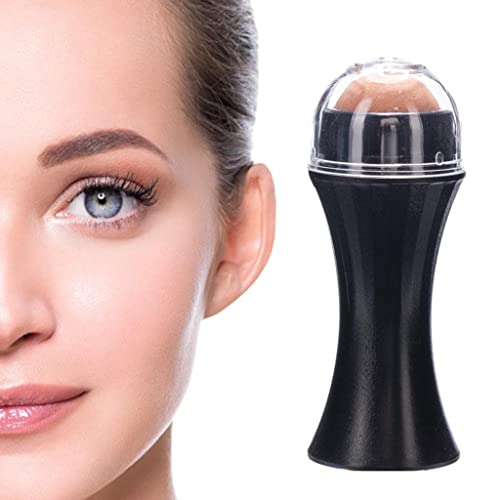 Oil-Absorbing Volcanic Face Roller for Oily Skin - Portable Facial Massager for Travel & Home Use - Perfect for On-the-Go Skincare and Daily Oil Control