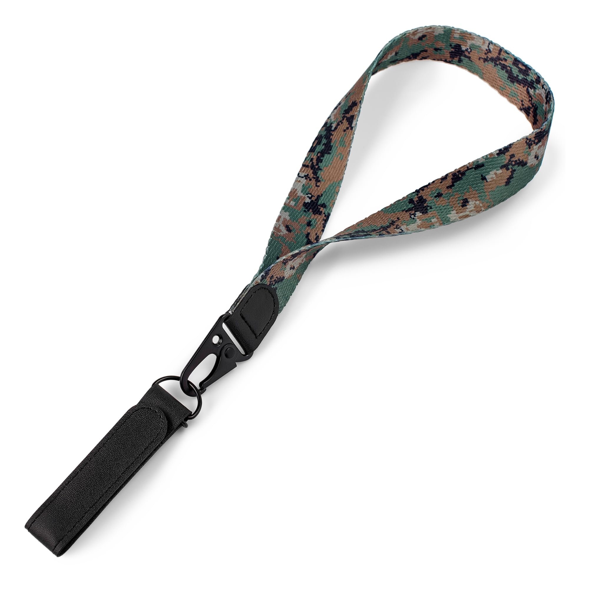 Asterom Premium Leather Cane Strap for Men - Adjustable Wrist Strap for Walking Canes, Fashionable Walking Stick Accessory (Forest Green) - Ideal for Elderly Support, Hiking & Outdoor Activities