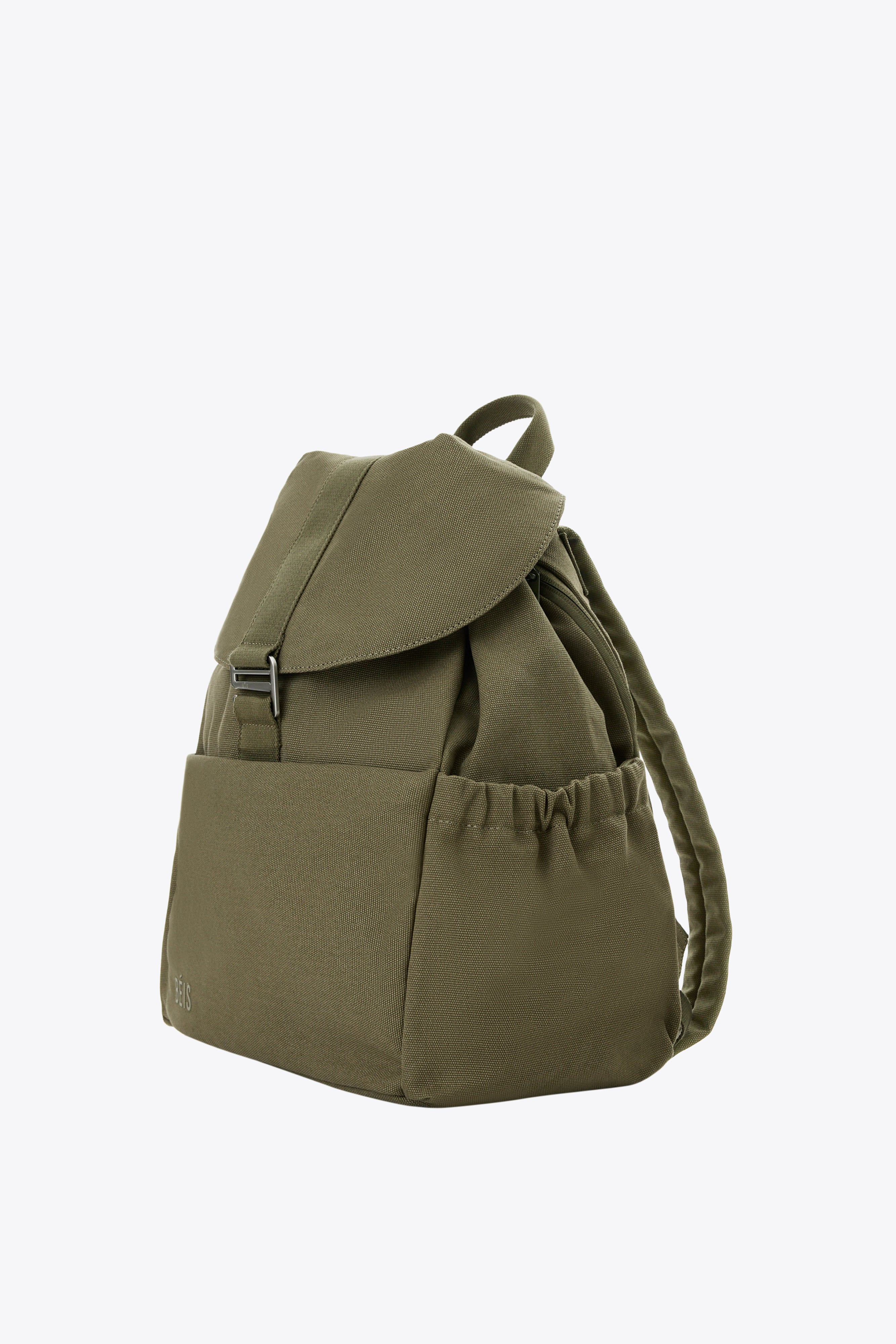 Durable Olive Green Rucksack Backpack for Hiking, Travel & Outdoor Adventures | Waterproof & Lightweight