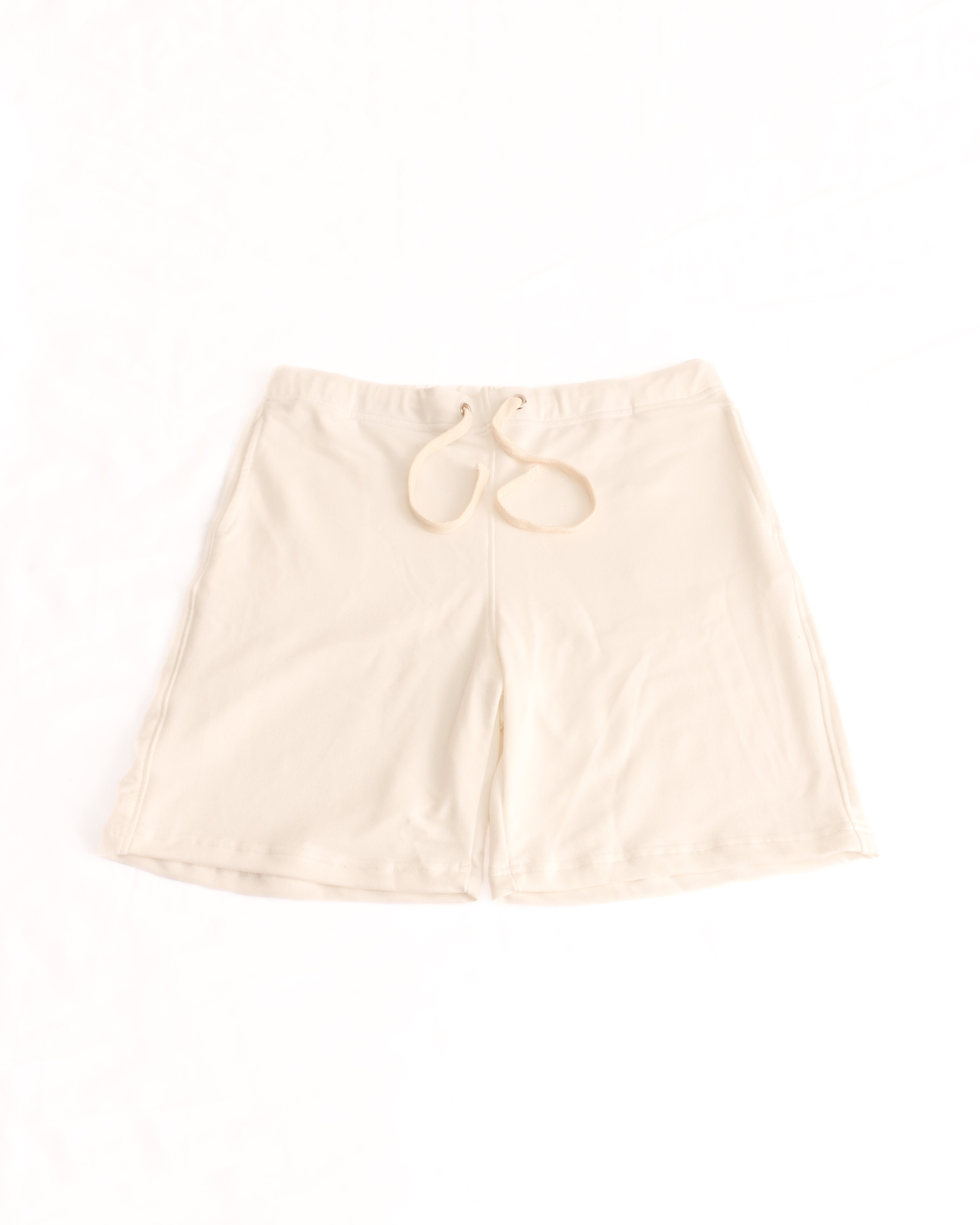 Ivory White Shorts for Women - Comfortable Casual Summer Shorts for Outdoor Activities, Beach, and Travel