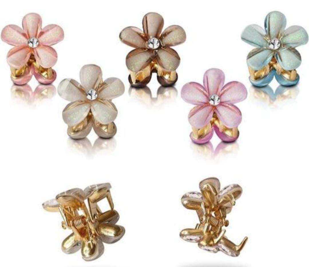6PCS Small Hair Clips for Women & Girls - Non-Slip Hair Accessories for Daily Use, School, Work & Parties
