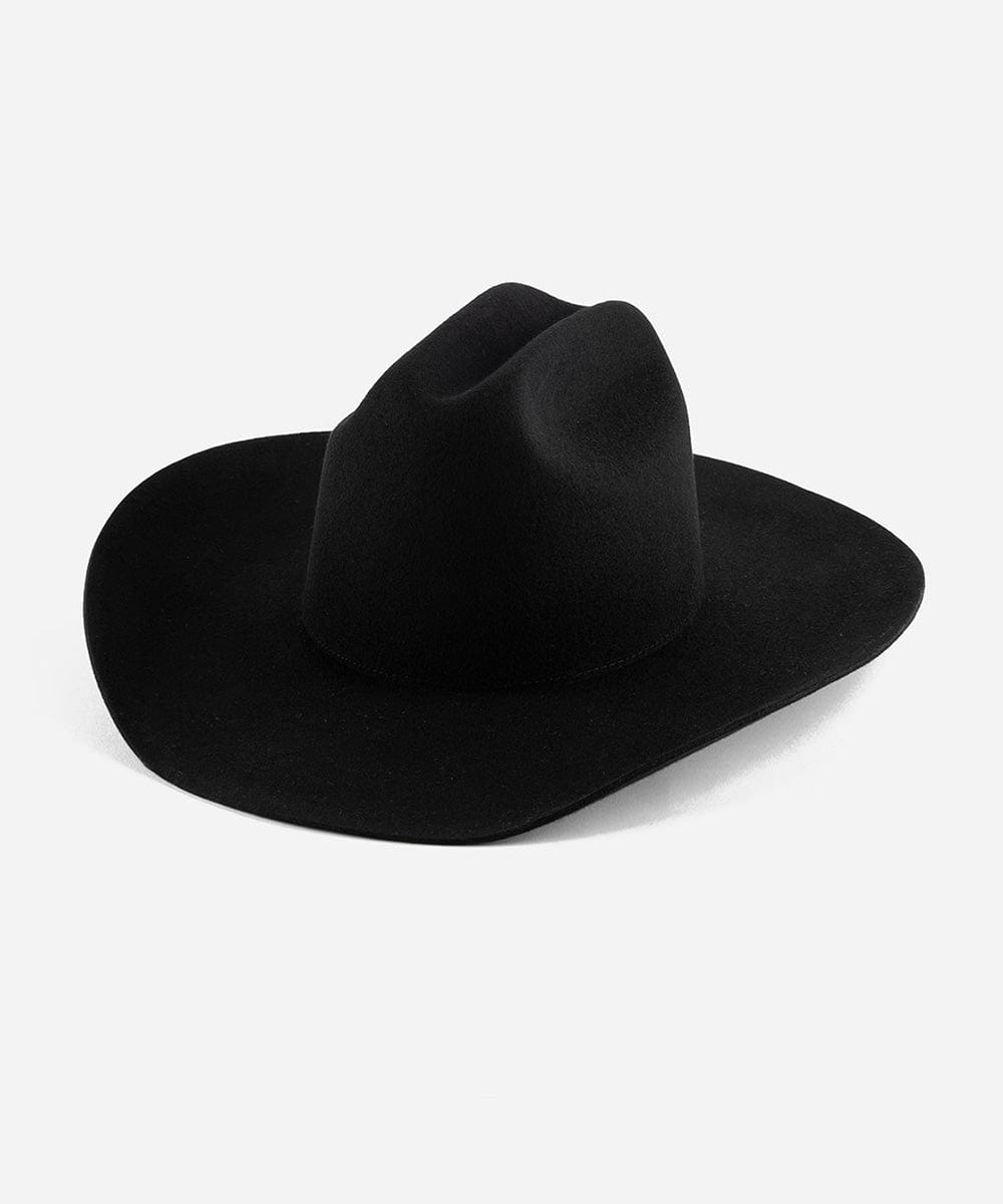 Teddy Cattleman Cowboy Hat for Men & Women - Western Style Felt Cowboy Hat with Adjustable Chin Strap - Perfect for Rodeo, Country Music Festivals & Outdoor Adventures