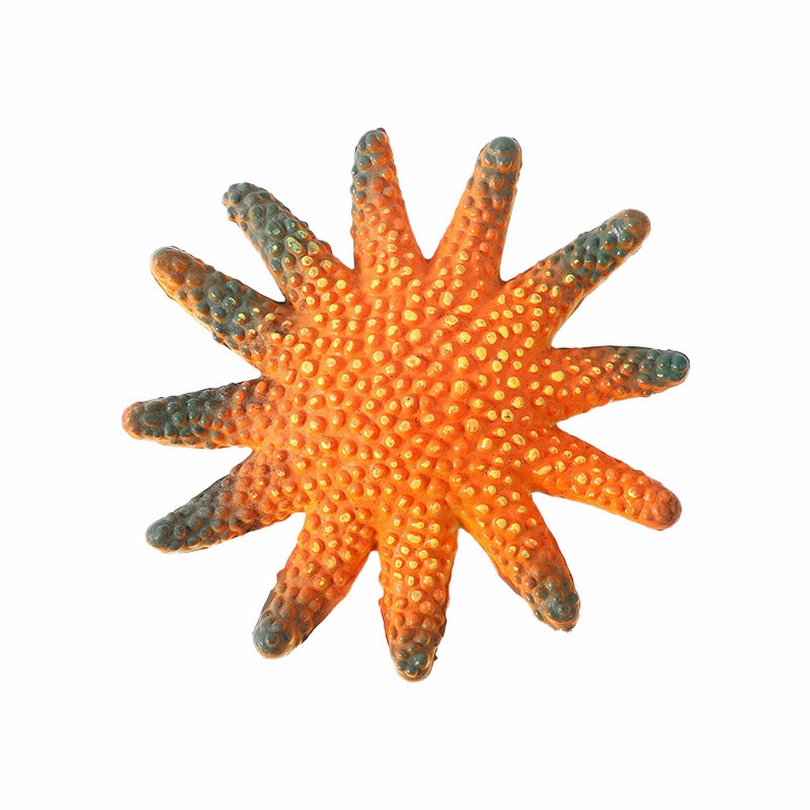 Colorful Sea Star Diving Toys Set with Gold Mesh Bag - Fun Pool & Underwater Swimming Toys for Kids, Summer Beach Water Games, Perfect Gift for Boys & Girls (Orange, One Size) - Great for Pool Parties, Beach Vacations & Swimming Lessons