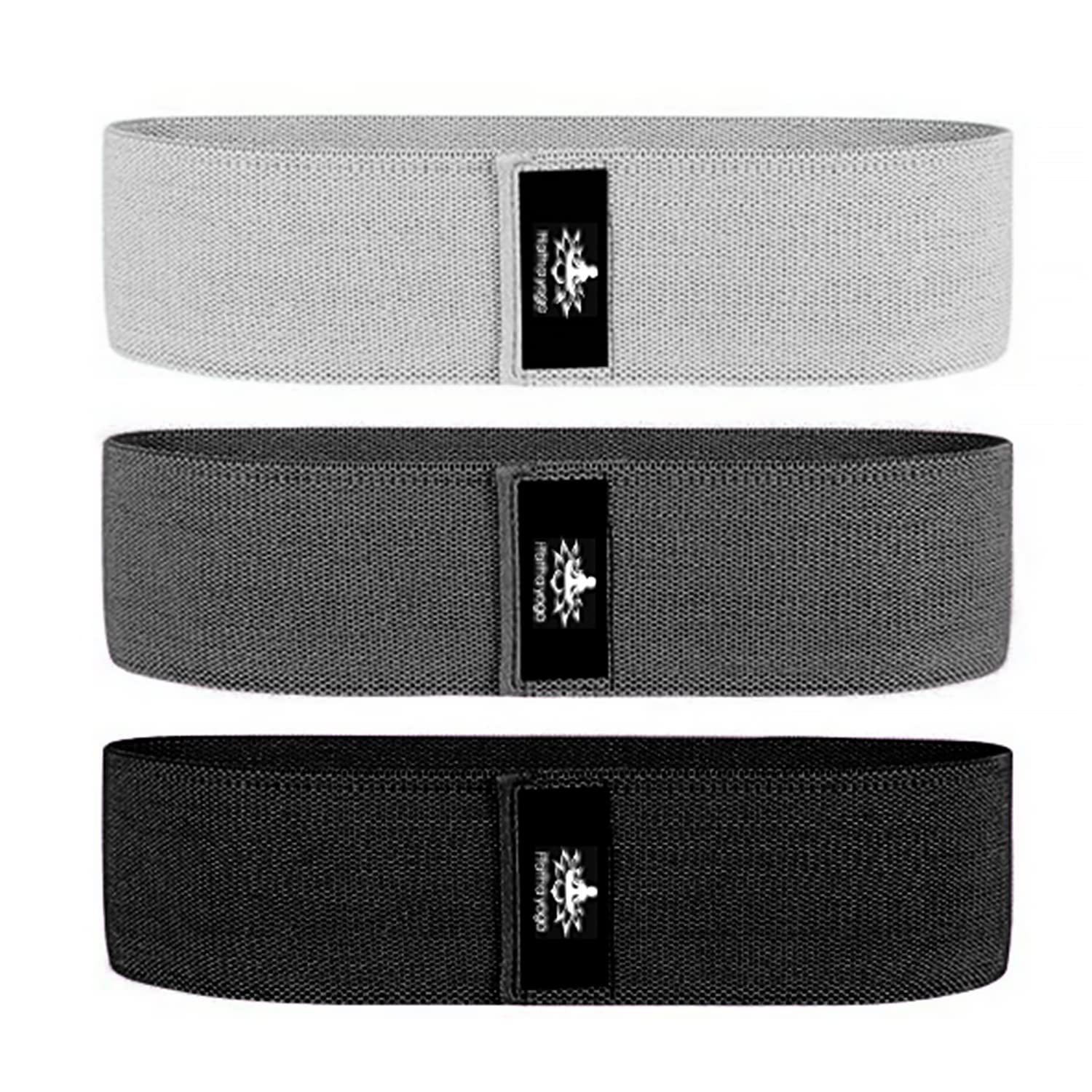 Premium Hatha Yoga Resistance Bands Set of 3 - 14.5
