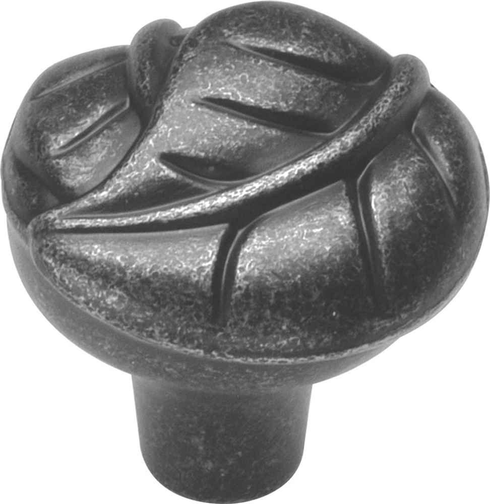 Touch of Spring Cabinet Knobs - Set of 10 in Vibra Pewter Finish - Perfect for Kitchen, Bathroom & Furniture Upgrades