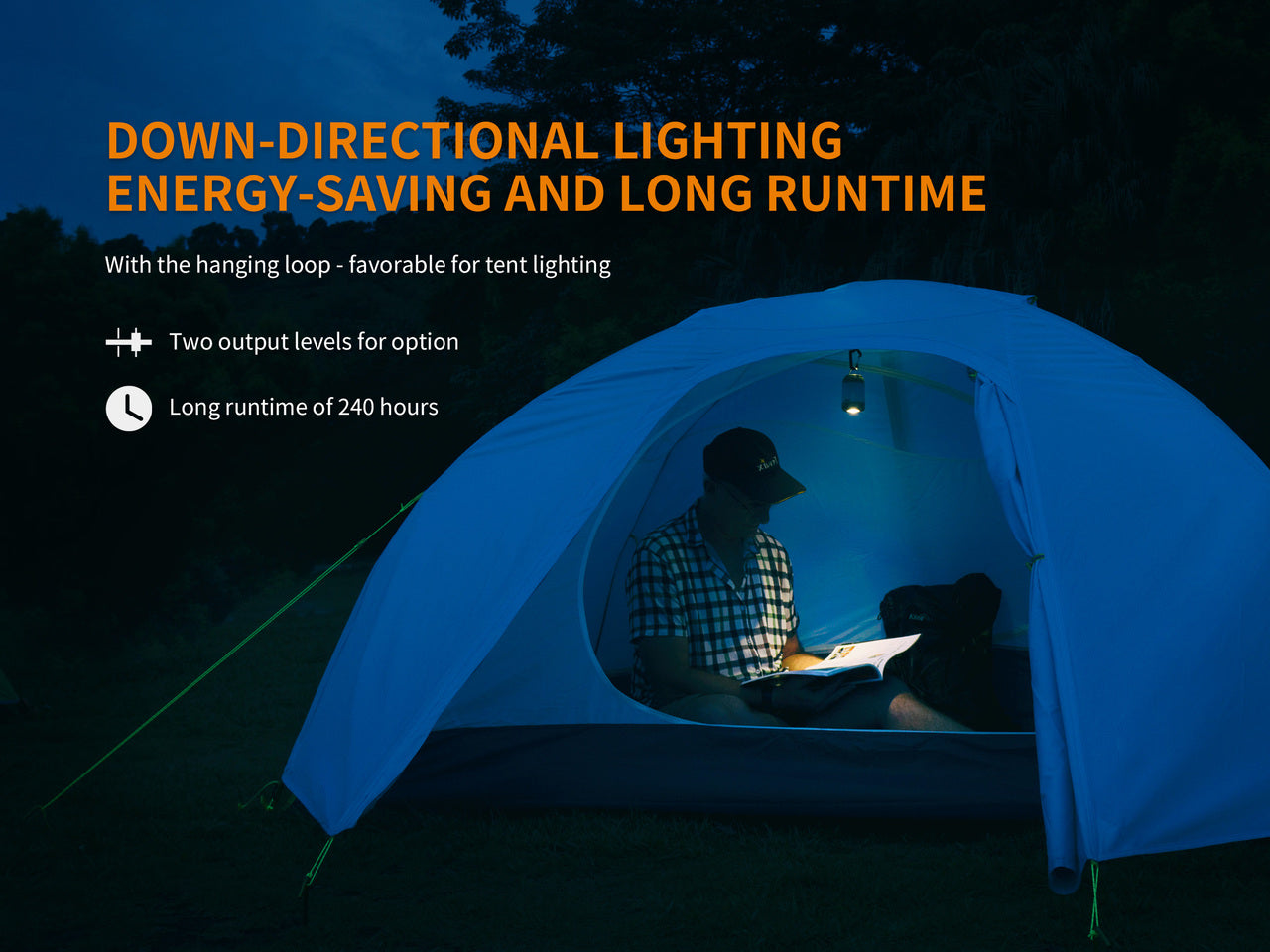 Fenix CL26R Rechargeable LED Camping Lantern - 400 Lumens, Waterproof, Compact for Outdoor Adventures, Hiking, Backpacking & Emergency Use