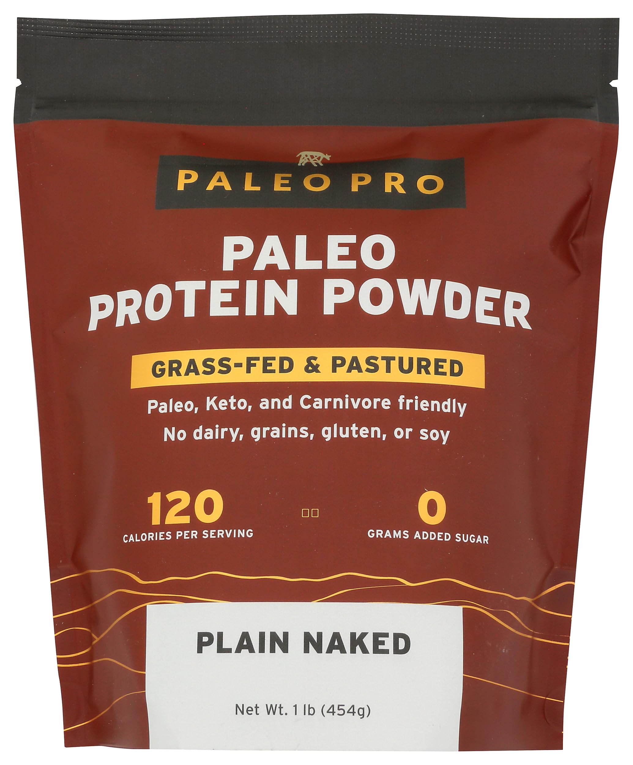 PaleoPro Grass-Fed Protein Powder - Pasture Raised, Cage-Free, Gluten & Dairy Free | No Sugar, Soy, Grains or Net Carbs | Paleo & Keto Friendly Protein Supplement - 15 Servings (16 oz, Unflavored) for Post-Workout Recovery & Healthy Lifestyle