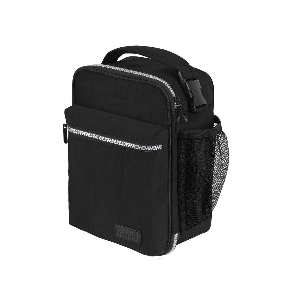 Sachi Explorer Insulated Lunch Bag - Leakproof & Thermal Insulated Lunch Box for Work, School & Picnics - Perfect for Adults & Kids (Black)