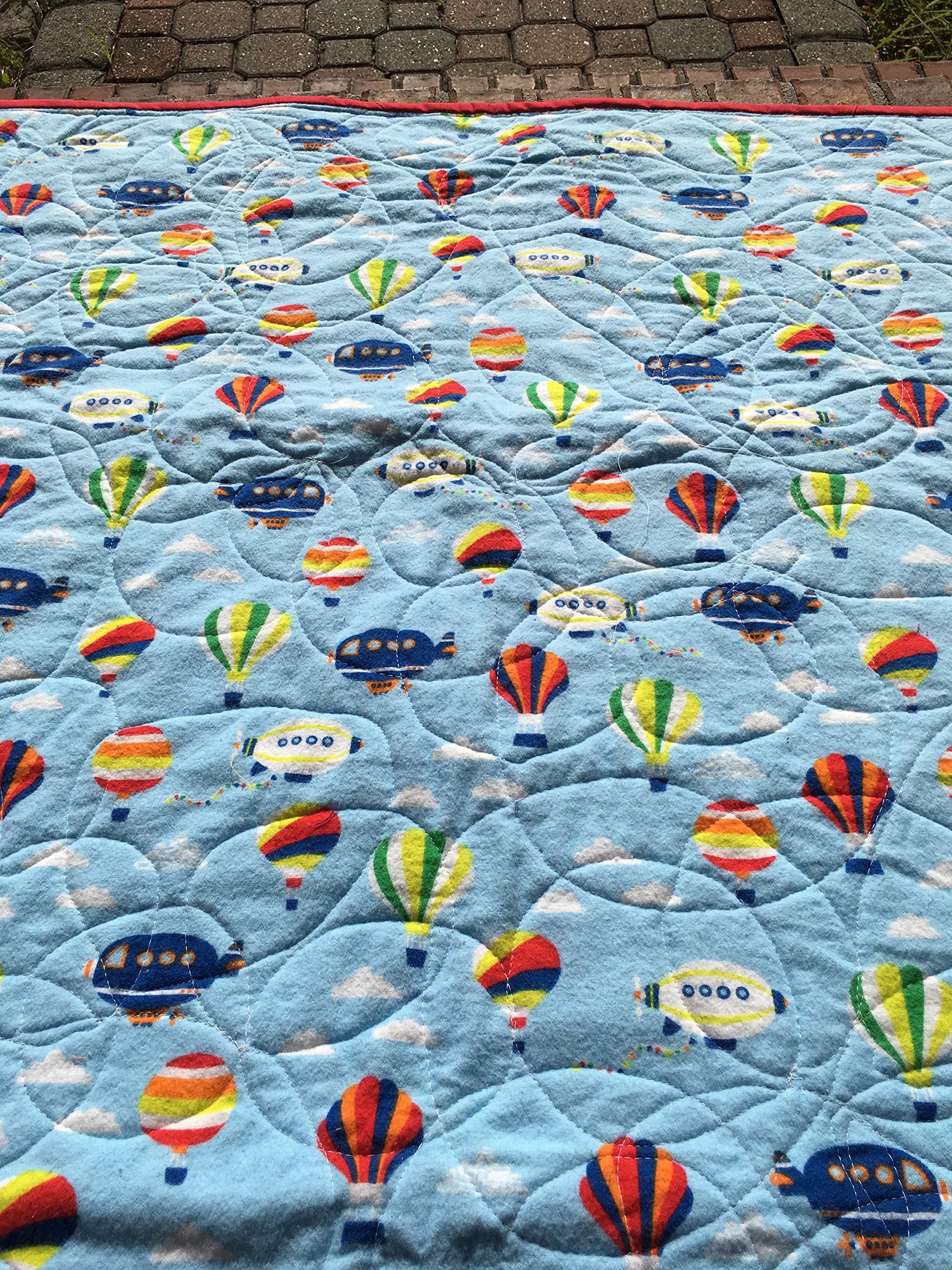 Rainbow Toddler Quilt - Soft & Colorful Baby Blanket for Boys & Girls | Perfect for Nursery, Stroller, and Playtime Comfort