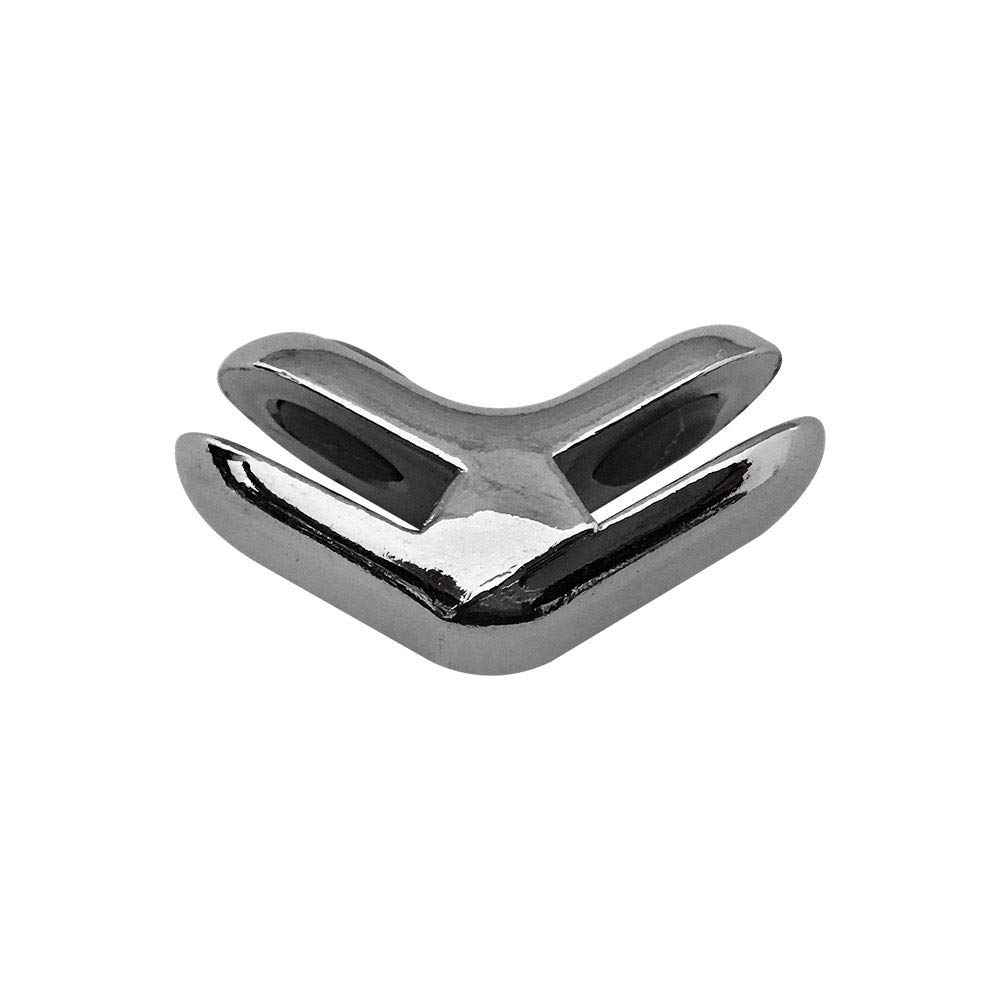 Prolinemax 20-Piece 120 Degree 2-Way Glass Connector Clips - 3/16