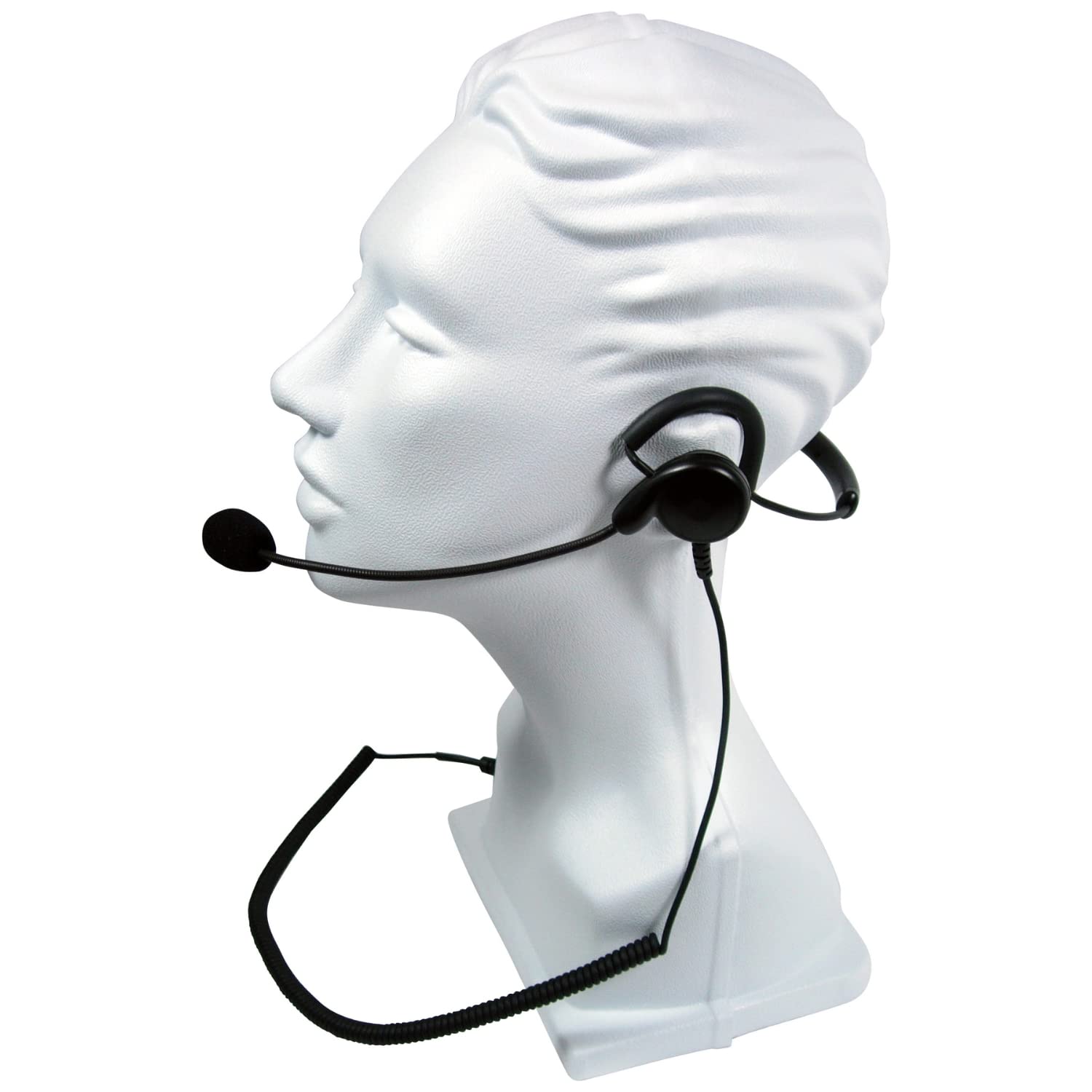 Pryme SPM-1405 Tactical Headset with Quick Disconnect - 6-Pin Hirose Style Adapter for Military, Police & Outdoor Communication - Compatible with Radios & Two-Way Devices