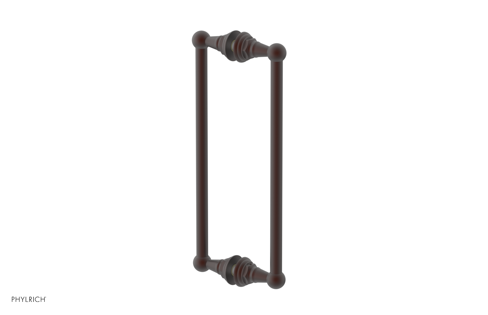 Hex Traditional 12 Double Sided Shower Pull 500 93 12 - Heavy Duty Shower Curtain Hooks for Bathroom, Spa & Hotel Use