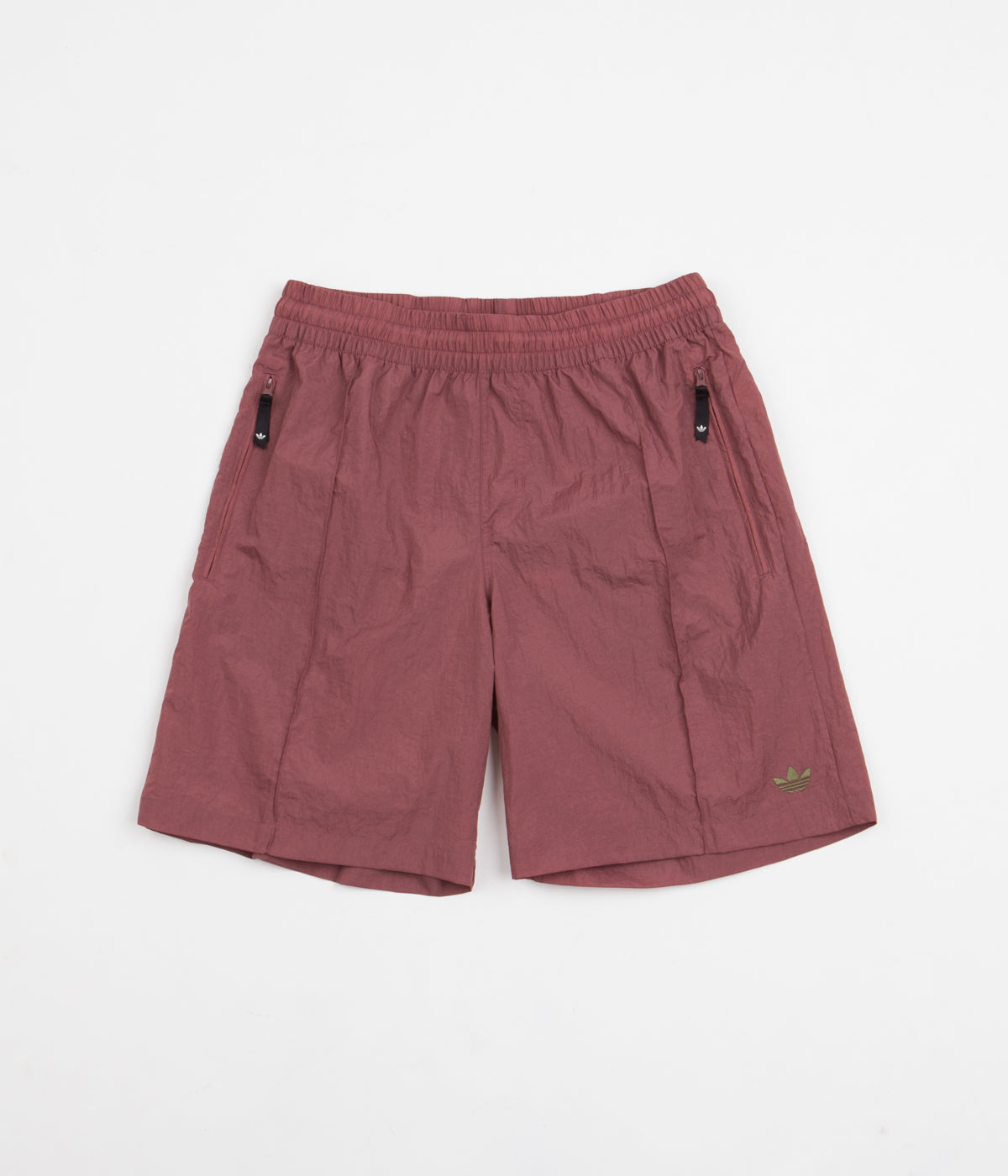 Adidas Wind Shorts for Men - Lightweight Running & Training Shorts in Quiet Crimson / Focus Olive - Perfect for Gym, Jogging & Outdoor Sports