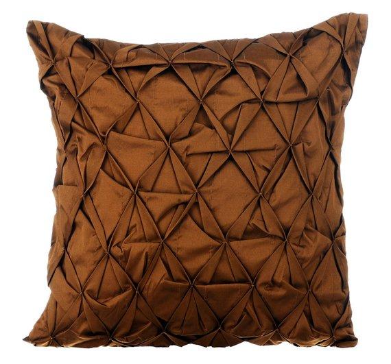 Gray Taffeta Throw Pillow Cover - Soft Decorative Cushion Case for Sofa, Bed & Home Decor - 18x18 Inch Square Pillow Sham - Luxury Living Room & Bedroom Accent