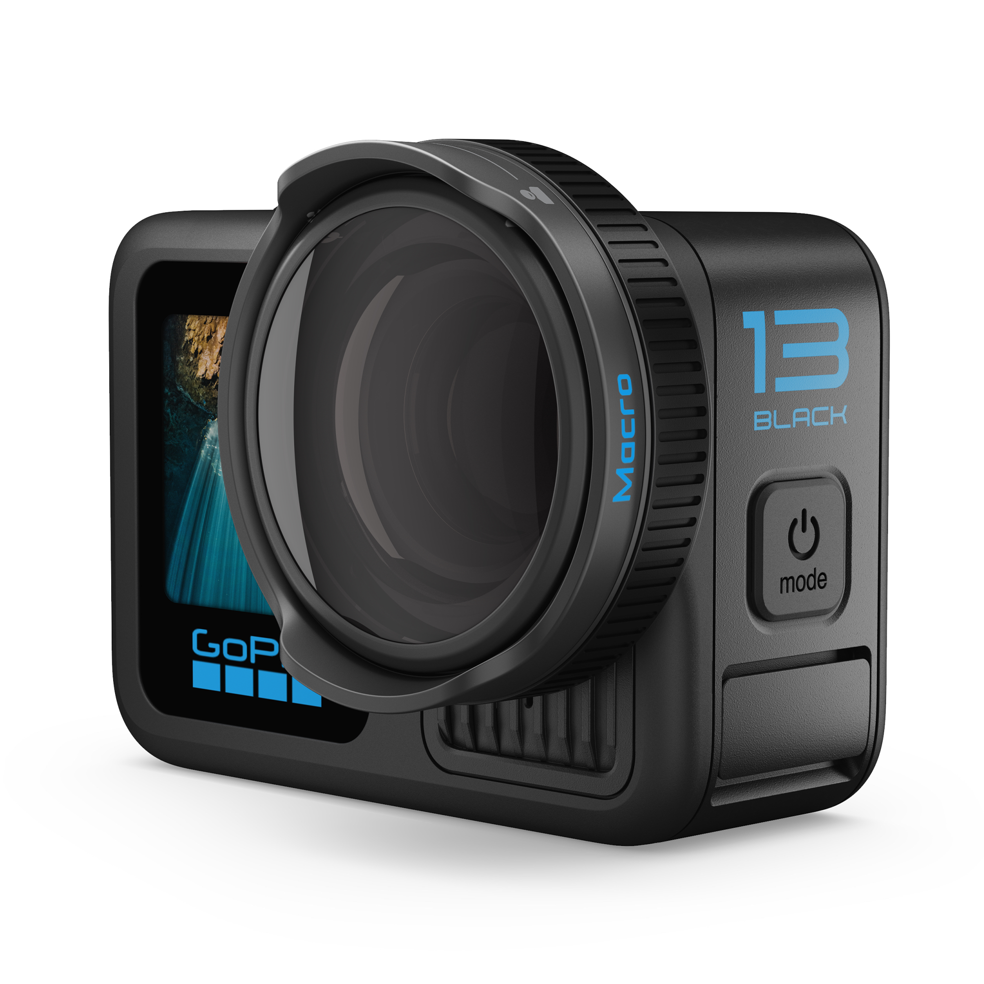 GoPro HB Series Macro Lens Mod for HERO13 Black - Close-Up Photography Accessory for Action Camera | Perfect for Underwater Shots, Nature Photography & Product Videography