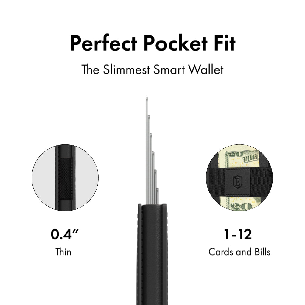 Ekster Smart Wallet for Men - RFID Blocking Slim Minimalist Front Pocket Wallet with Money Clip | Perfect for Travel, Business & Everyday Carry