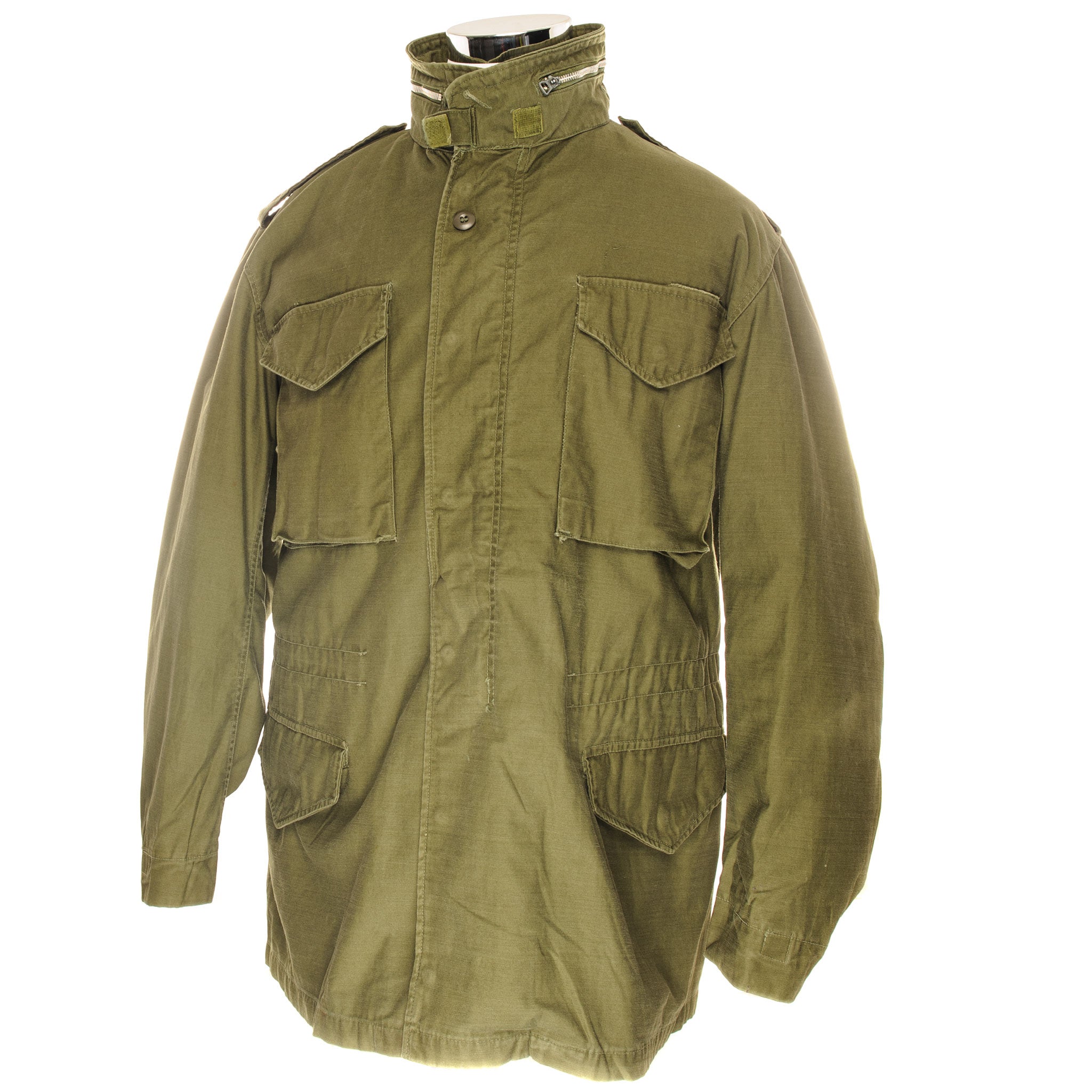 Vintage US Army M-1965 M65 Field Jacket - 1960s Military Surplus - Size Large Long - Perfect for Outdoor Adventures & Retro Fashion