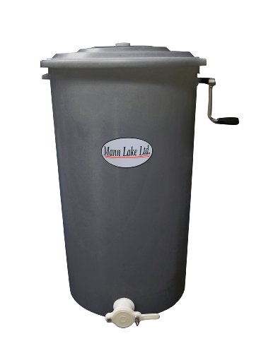 Mann Lake HH130 2-Frame Plastic Honey Extractor - Beekeeping Equipment for Home & Commercial Use | Perfect for Harvesting Pure Honey from Beehives