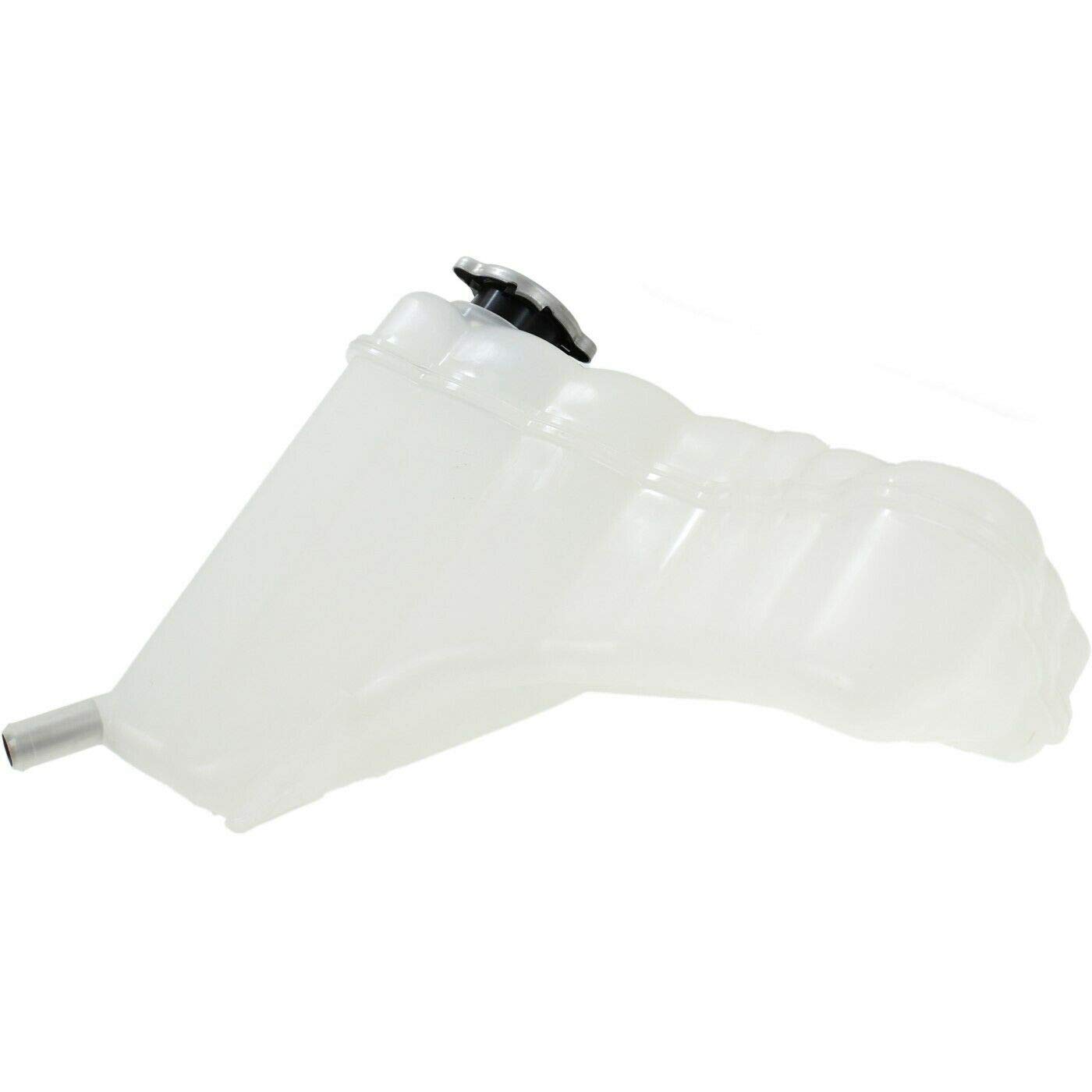 Replacement Coolant Recovery Tank with Cap for 2015-2020 Dodge Charger Challenger 6.4L V8 - White Textured Plastic (Part# CH3014157, 68237637AA) - Durable Engine Cooling System Solution for High-Performance Vehicles