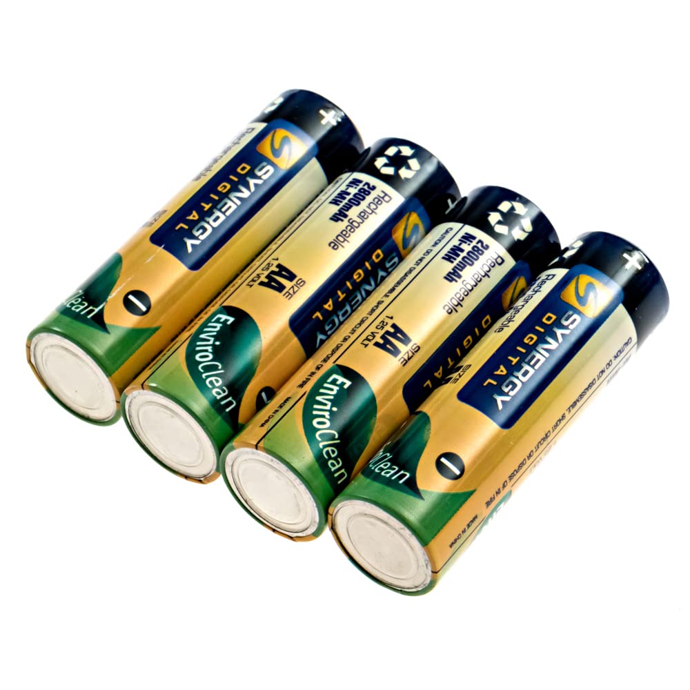 Synergy Digital Cordless Phone Battery - Ni-MH 1.25V 2800mAh AA Rechargeable High-Capacity Battery for Vtech 5857 Cordless Phone | Long-Lasting Power for Home & Office Communication