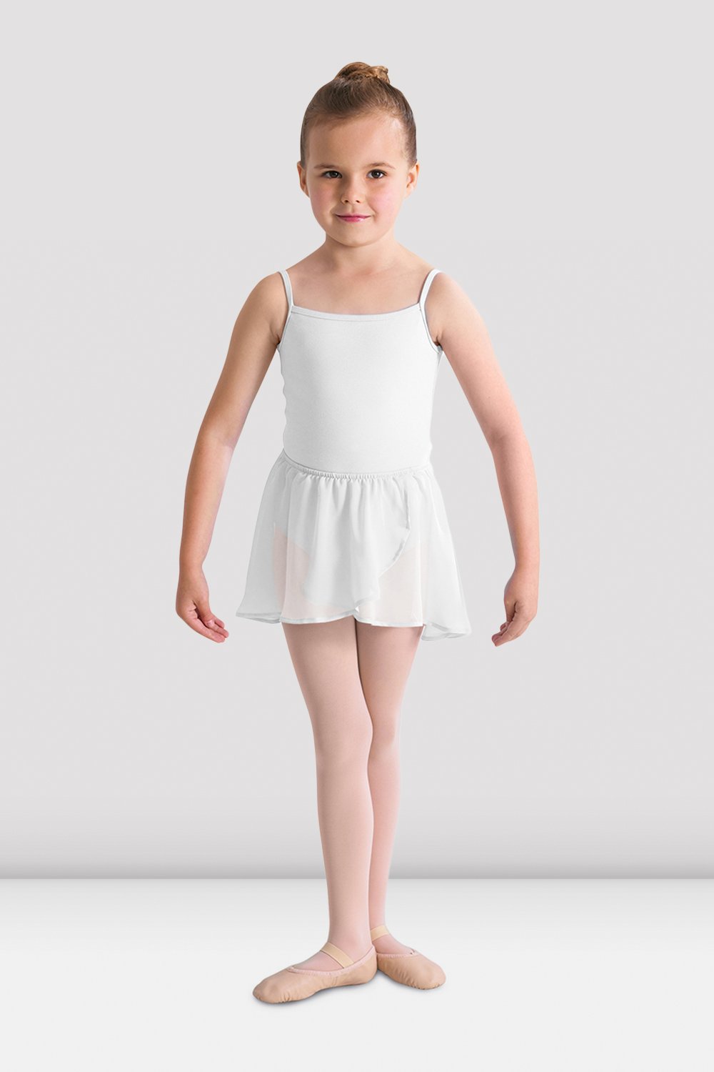 Girls Ballet Skirt with Stretchy Waistband - Comfortable Barre Dance Skirt for Toddlers & Kids - Perfect for Ballet Class, Dance Practice & Performance
