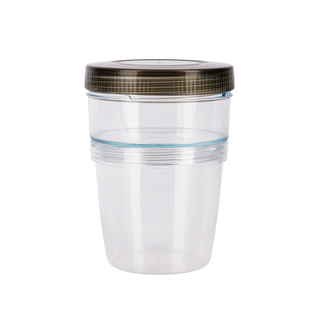 MasterClass Eco Snap Yoghurt and Granola Breakfast Pot - 500ml Reusable Food Storage Container | Perfect for Meal Prep, Office Lunch & Healthy Snacks
