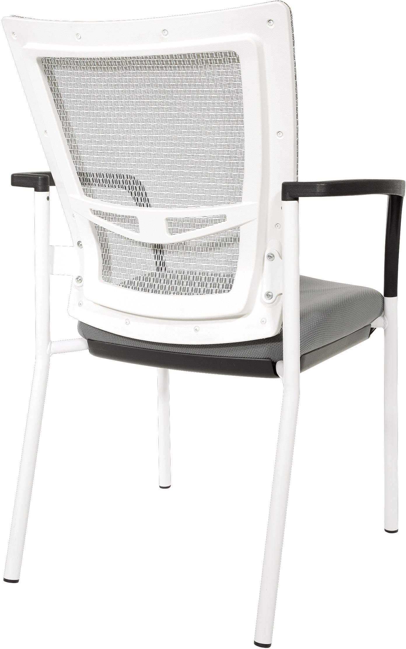 Office Star ProGrid® Mesh Back Visitor Chair [8810W] - Ergonomic Office Seating for Guests & Waiting Rooms, Comfortable Support for Home & Business Use