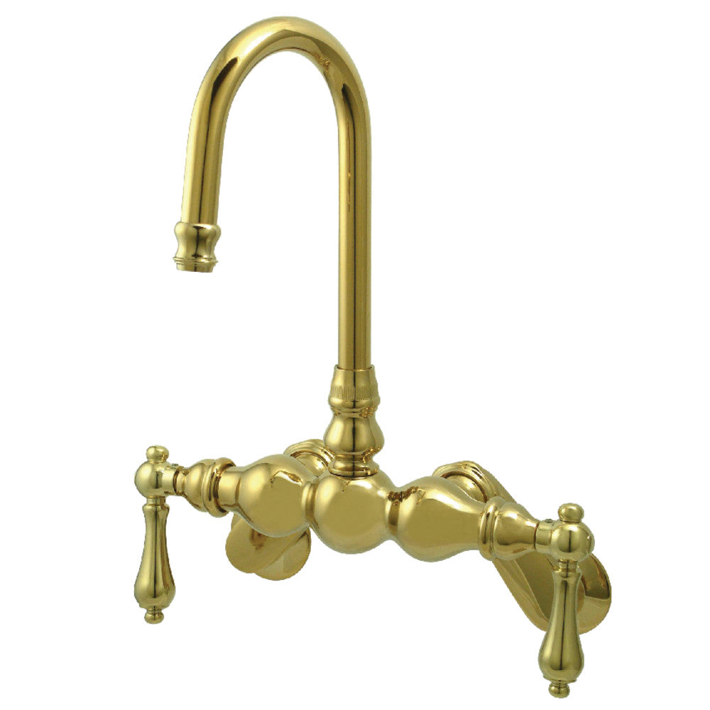 Kingston Brass CC81T5 Vintage Adjustable Center Wall Mount Tub Faucet