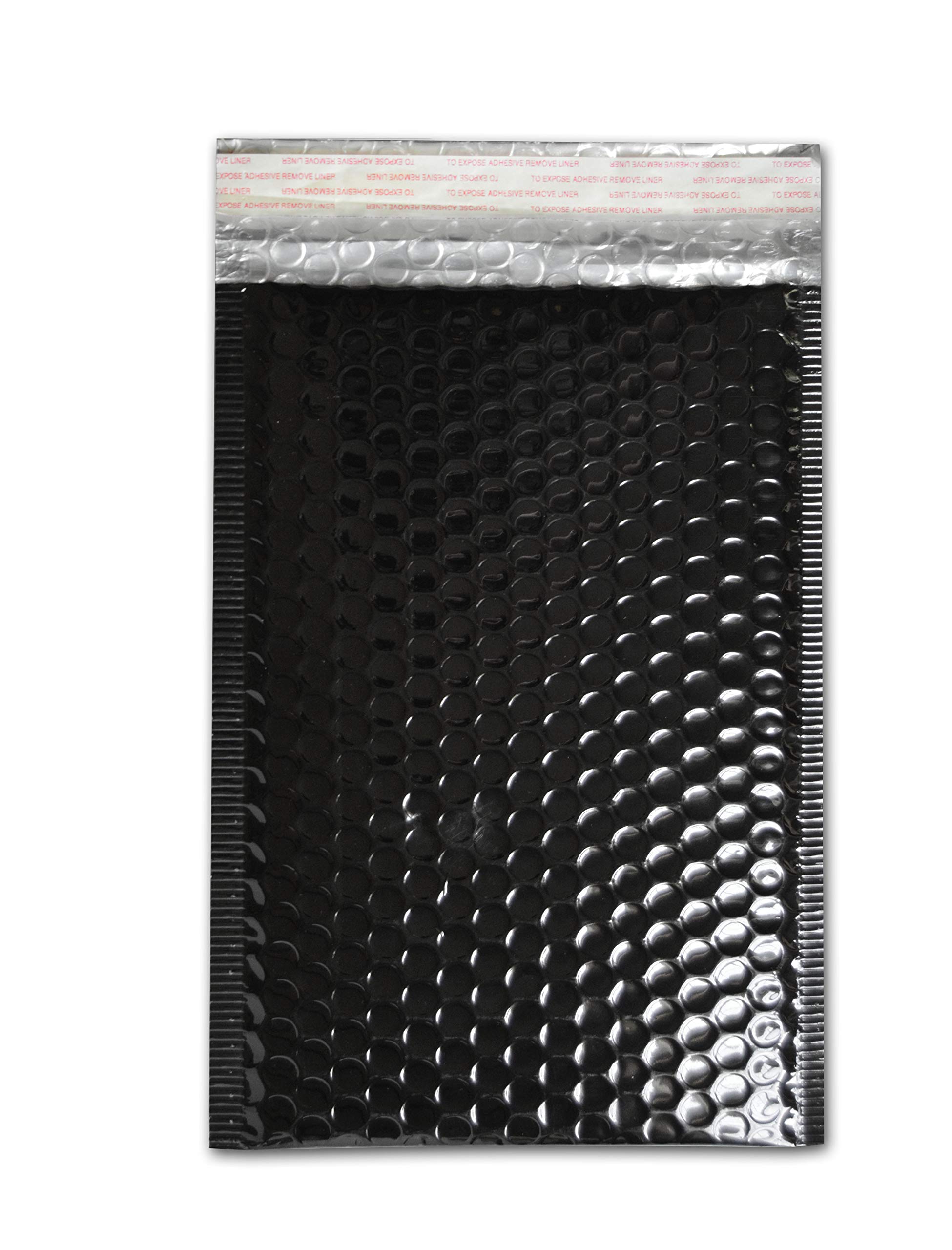 200 Pack Black Metallic Bubble Mailer Padded Envelopes 13x17.5 Inch with Self-Adhesive Sealing Strip | Perfect for Shipping, E-commerce, and Mailing Small Packages