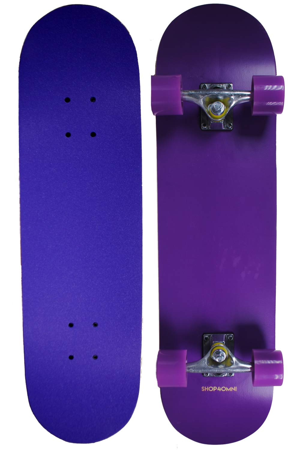 Premium Full Size Maple Skateboard with High-Performance Wheels & Matching Grip Tape - Perfect for Commuting, Tricks, and Street Skating