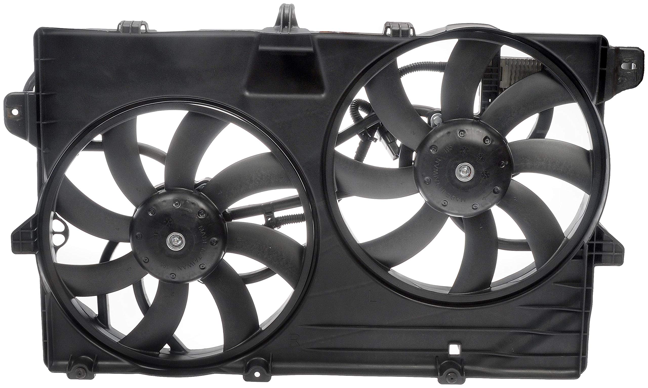 Dorman 621-392XD Dual Fan Assembly with Upgraded Controller - Compatible with Select Ford/Lincoln Models (OE FIX) - Perfect for Cooling System Repair & Performance Upgrade