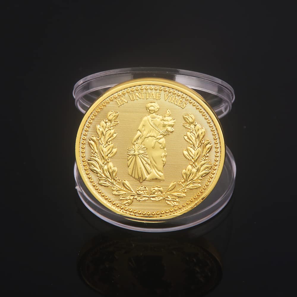 5Pcs Continental Challenge Lion Coin - Novelty Metal Collectible Coins for Movie Props, Cosplay, and Fan Gifts | Perfect for Collectors, Role-Playing, and Themed Events