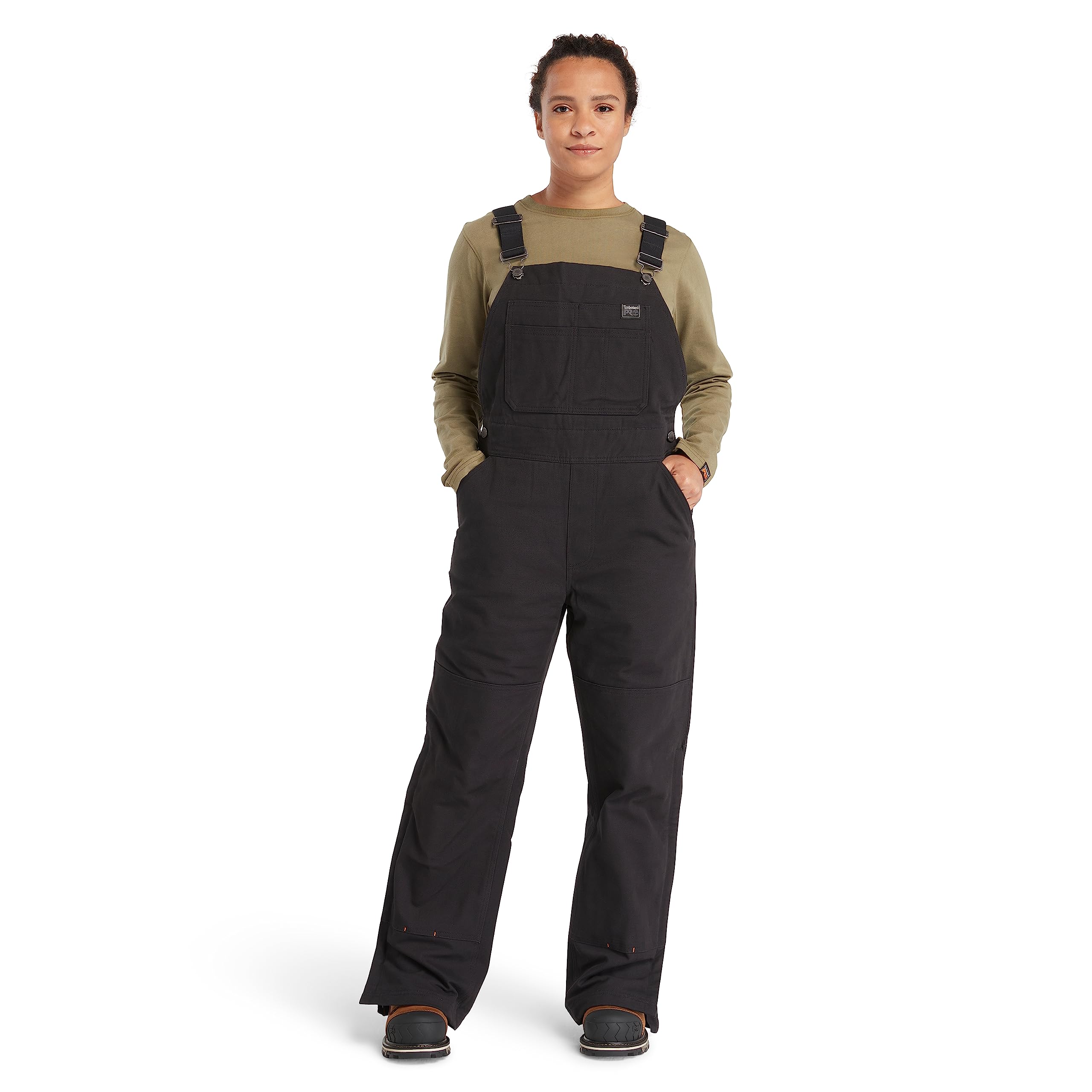 Timberland PRO Women's Insulated Bib Overalls - Waterproof Workwear for Cold Weather, Durable & Comfortable - Ideal for Construction, Farming, and Outdoor Winter Jobs