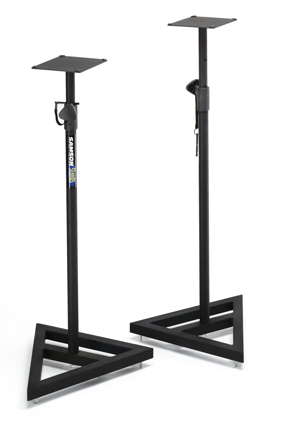 MS200 Heavy-Duty Studio Monitor Stands - Adjustable Speaker Stands for Home & Professional Studios, DJ Booths, and Music Production (Pair)