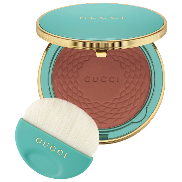 Gucci Bronzer Sun-Kissed Glow - Matte & Shimmer Makeup for Contouring & Highlighting | Perfect for Summer Tan & Natural Glow | Day to Night Makeup Essential