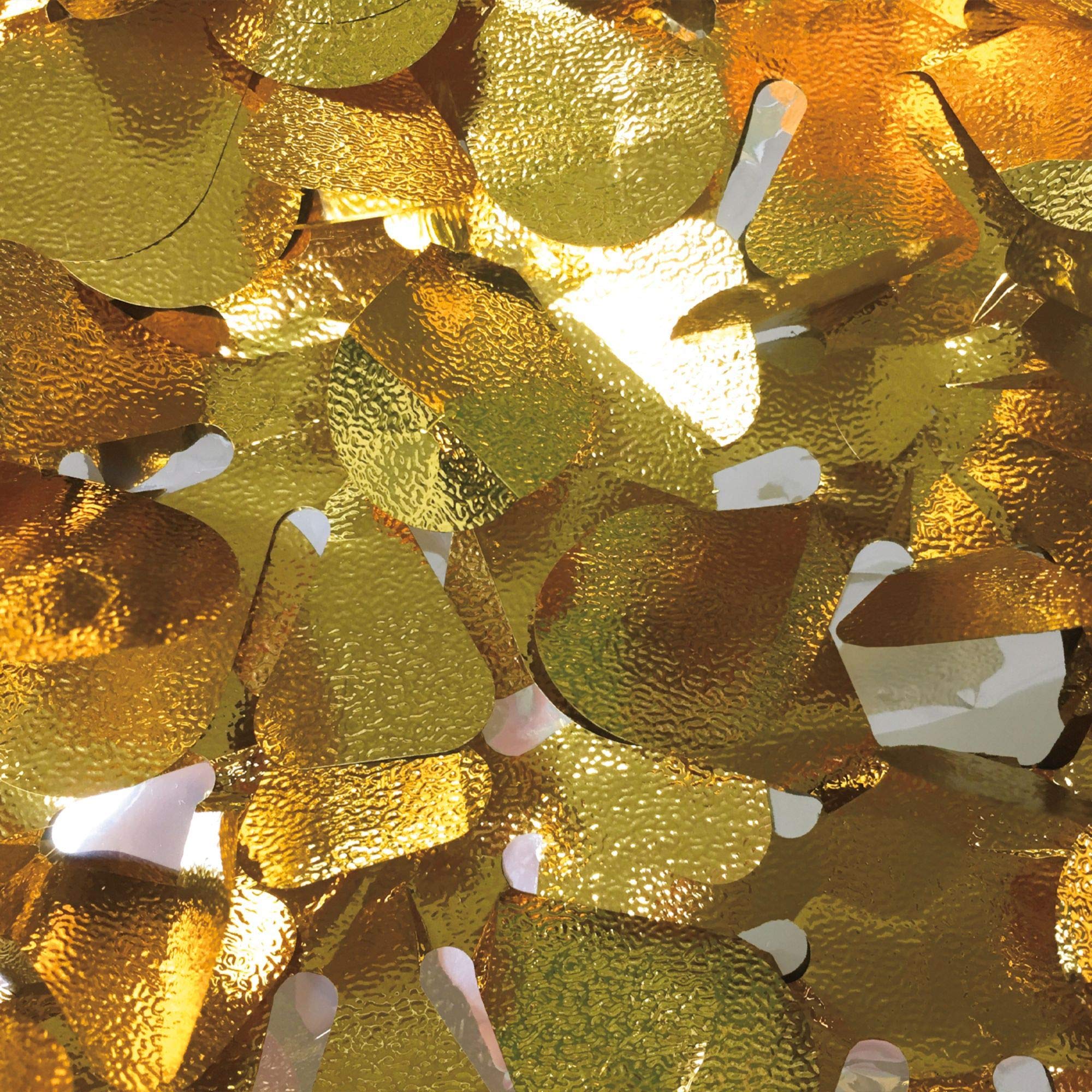 CC Home Furnishings 15ft Gold & Silver Modern Floral Party Streamers - Perfect for Birthday Decorations, Wedding Backdrops, and Celebration Events